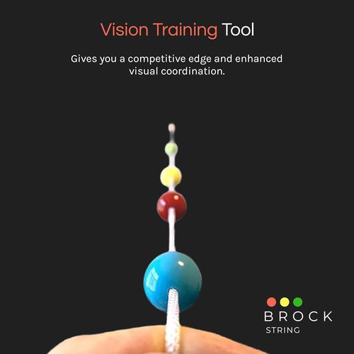 Brock String - Vision Convergence Insufficiency Training Tool for Eye Muscle Strengthening & Focus Exercise