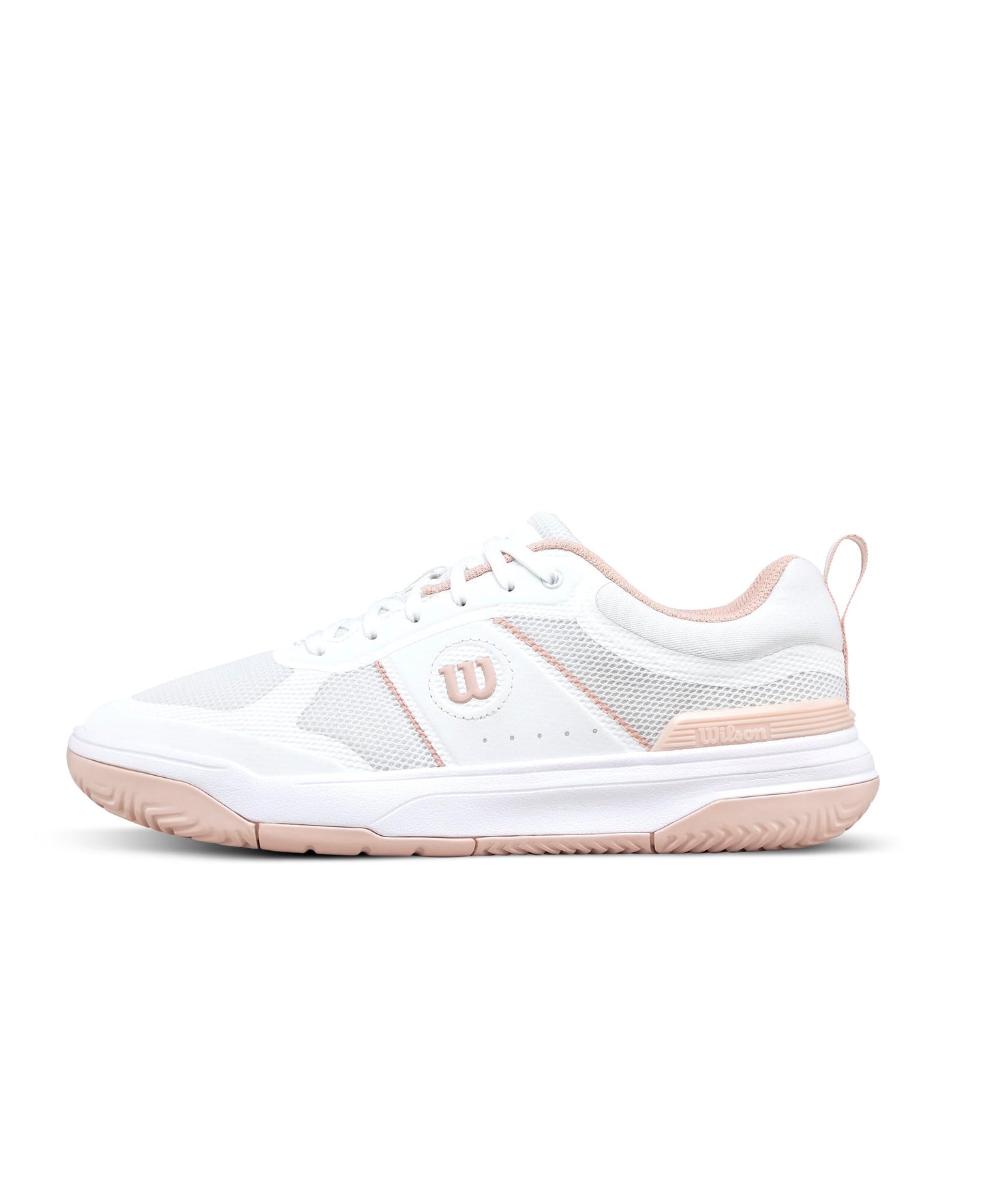 WILSON Pickle Pro Women's Pickleball Shoe - White/Cameo Rose, Size 8.5 US