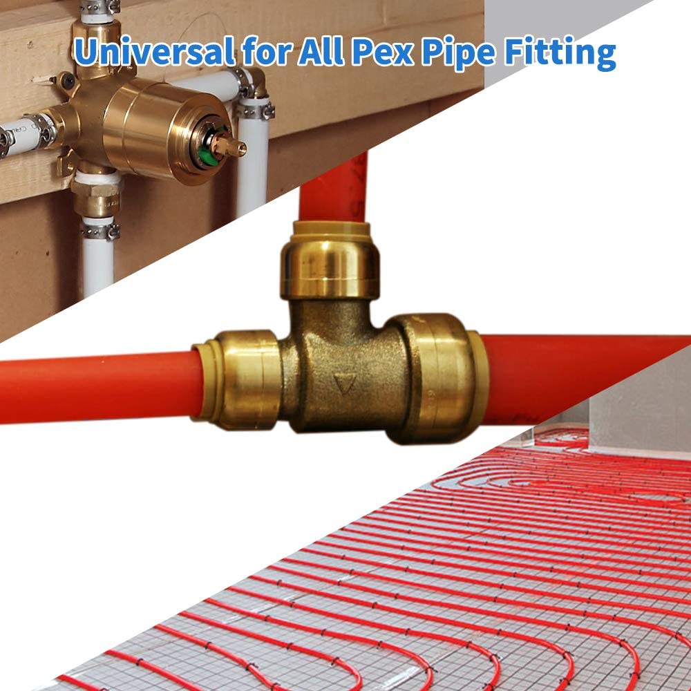 25PCS 1 Inch PEX Cinch Clamp Rings, 304 Stainless Steel PEX Fitting Clamps Pinch Clamps Ring Crimp Rings for PEX Tubing Pipe Fitting Connections (Silver-1inch(25PCS))