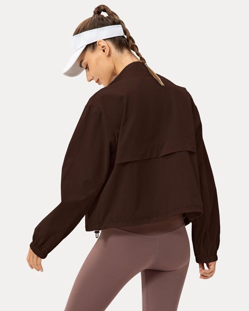 Locachy Women's Athletic Jacket - Lightweight Zip-Up with Windproof Sun Protection | Ideal for Outdoor Workouts