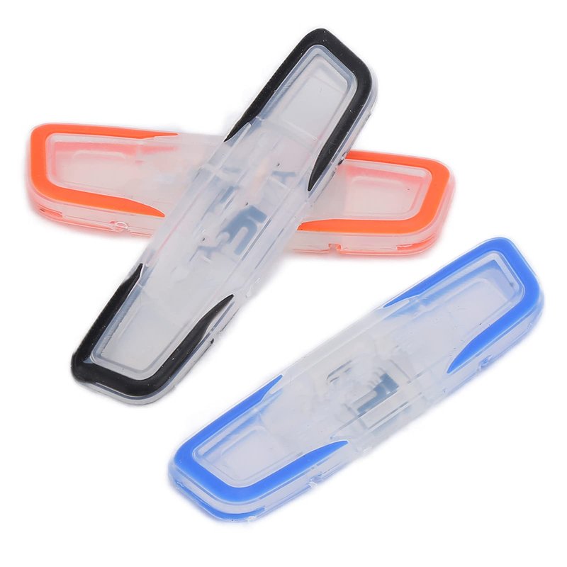 GBSCLOVER Tennis Racket Dampener 3Pcs, Soft Stable Silicone Tennis Dampener, Practical Tennis Accessories, Easy to Install for Tennis Player Sports, 2.6 x 0.7 x 0.3in