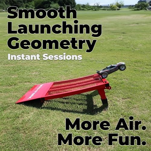 Portable Bike Jump Ramp – Steel Kicker Ramp for BMX, MTB, RC Cars