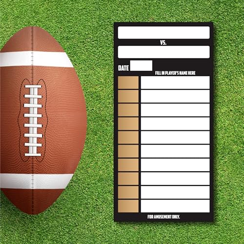 Football Scratch Off Cards - 100 Pack - Black Variation
