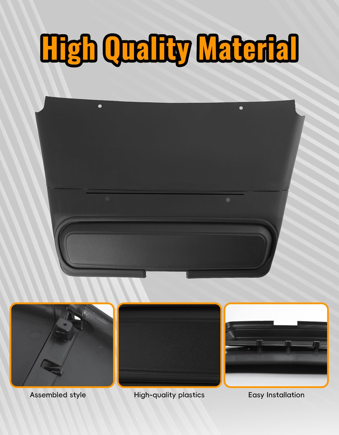 LUXEMOTO Combined Golf Cart Front Shield for EZGO TXT, 2PCS Plastic Shock Shield Cover Bumper Guard for EZGO TXT Golf Cart Accessories, Replaces OEM #27166G01, 27166G02, 27166G04