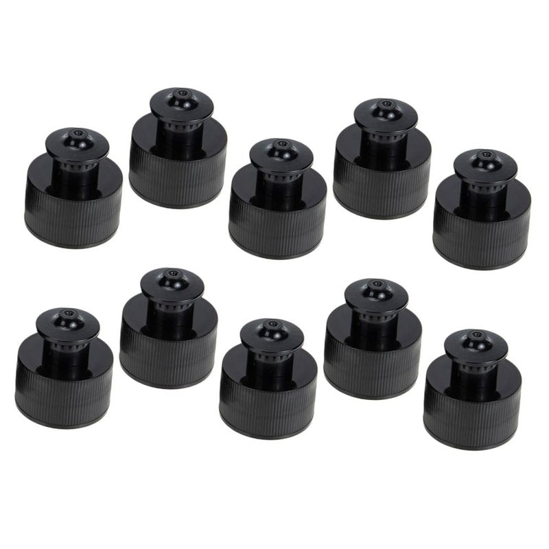 Mipcase 10Pcs Sports Bottle Replacement Caps Push Pull 28Mm Water Bottle Caps Leak Resistant Lightweight for Outdoor Fitness Use