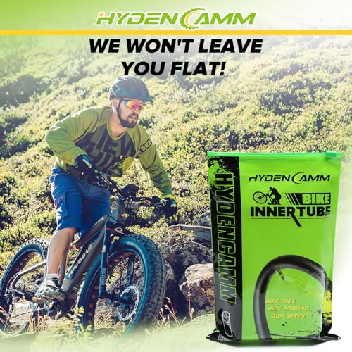 Hydencamm 20x3.0-3.5 Fat Bike Inner Tube | 20x3.0/3.5, 32mm Schrader Valve, 2 Pack