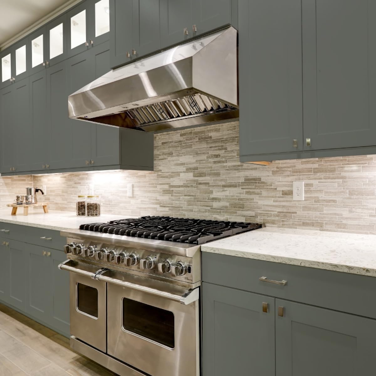 Oxford Blue Cabinet Makeover Kit - 7-Piece DIY Set for Regal Navy Finish