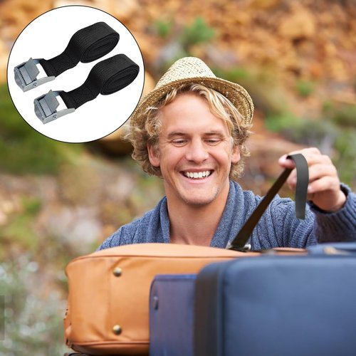Cooler Tie Down Kit, 14 Pcs, 1"x 56"(4.7 ft) Battery Tie Down Strap with Stainless Steel Cam Buckle, Bracket and SS Screws, Fixed Straps for YETI and RTIC Coolers to Boats Luggage Belt Cars Truck Bed