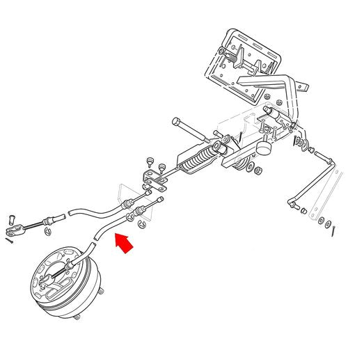 LEAPGOMAX EZGO TXT Brake Cable Set Passenger and Driver Side Stainless Steel Core for Marathon Medalist Golf Cart 1994-2008 Gas & Electric OEM 70969-G03