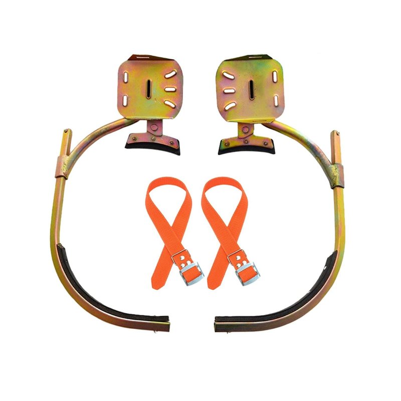 Naroote Tree Climbing Spikes, High Strength and Anti Slip Concrete Pole Climbing Shoes Tree Climbing Gear with Adjustable Shoe Strap for Tree Work and Electrical Systems