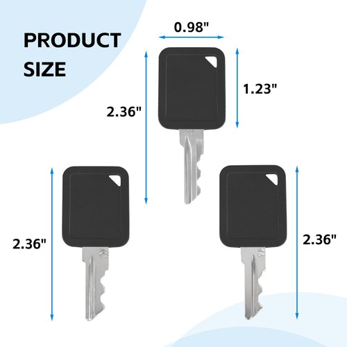 CHNPLUM Club Car Replacement Golf Cart Key 1A & 1B &1C, Replacement 105068002 & 101974701