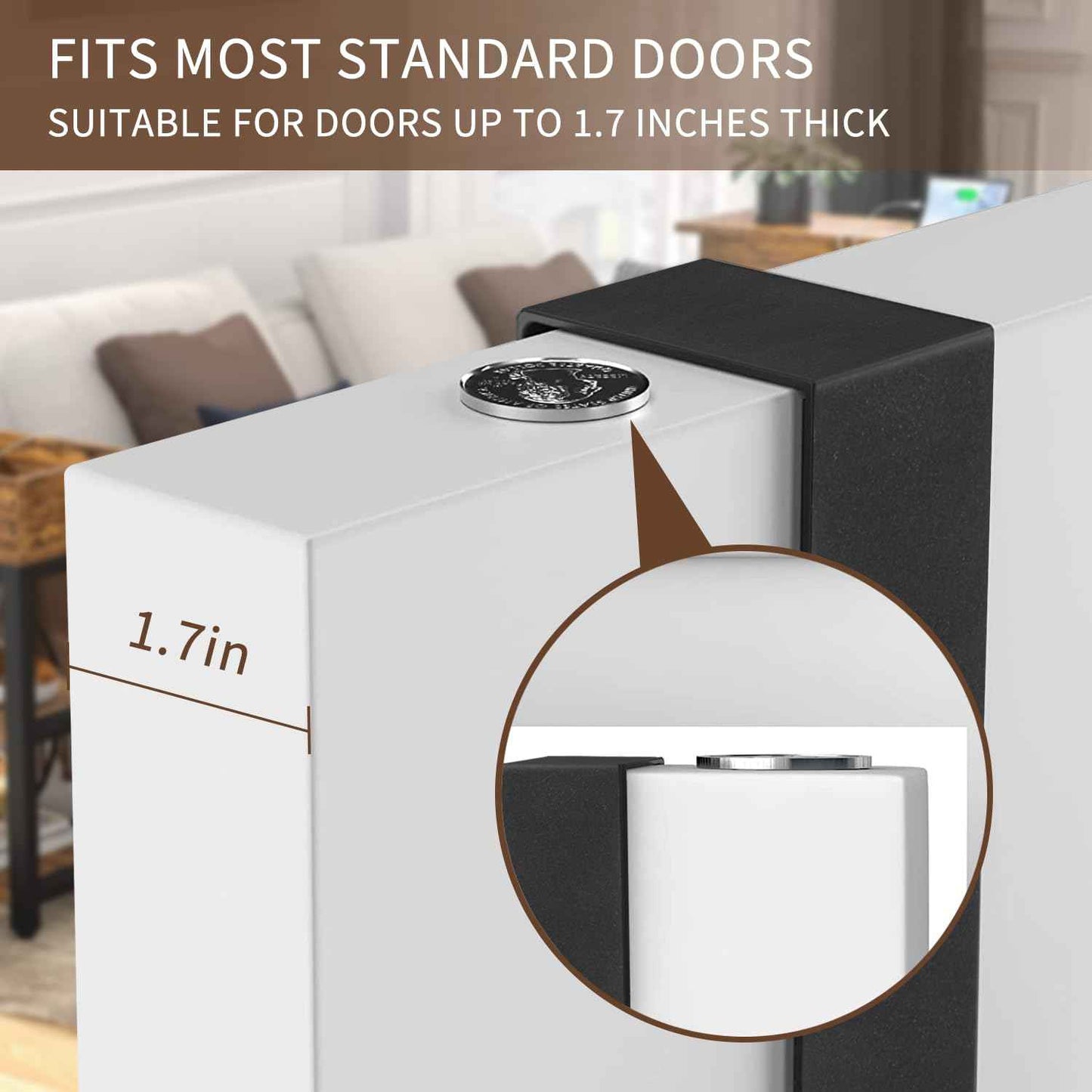 YINMIT Over The Door Hooks, Heavy Duty Over Door Hanger Hook, Over Door Towel Rack, Door Hanger, Door Coat Hanger for Hanging Towels, Clothes, Hats, Back of Bathroom Door