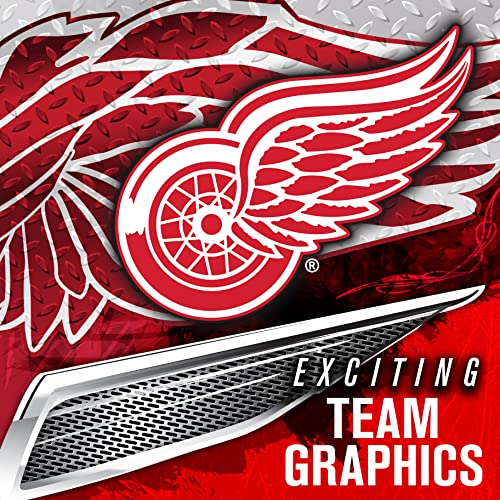 Detroit Red Wings Mini Hockey Goalie Mask with Display Case