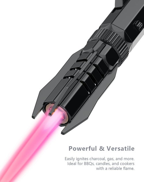 Lightsaber Torch Lighter, Torch lighters Butane refillable, Giant Camping Firework Jet Flame Lighter, Cool Lighters for Men, Gift Box