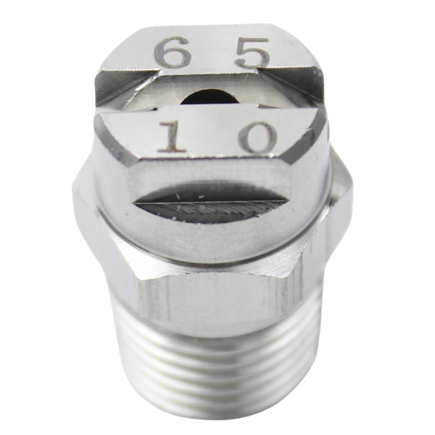 Narcilors 4 Pcs High Pressure Spray Fan Washer Soap Nozzle Tip Stainless Steel 1/4 BSPT 65 Degree Fan 10.0 Oriface Diameter Pressure Washer Parts