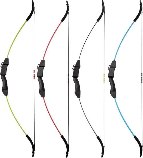 LWANO Bow and Arrow Set for Kids - Beginner Archery Gift with 10 Arrows & 5 Target Faces | Perfect for All Ages