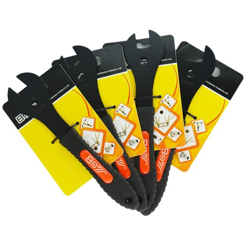 XIAOCUNCN 2MM Thick Low-Profile Bike Cone Wrench Set (13-19mm), Durable Multi-Function Carbon Steel Spanner for Bicycle Wheel Hub Axle Nut Installation & Removal (4 pieces (13,14,15,16mm))