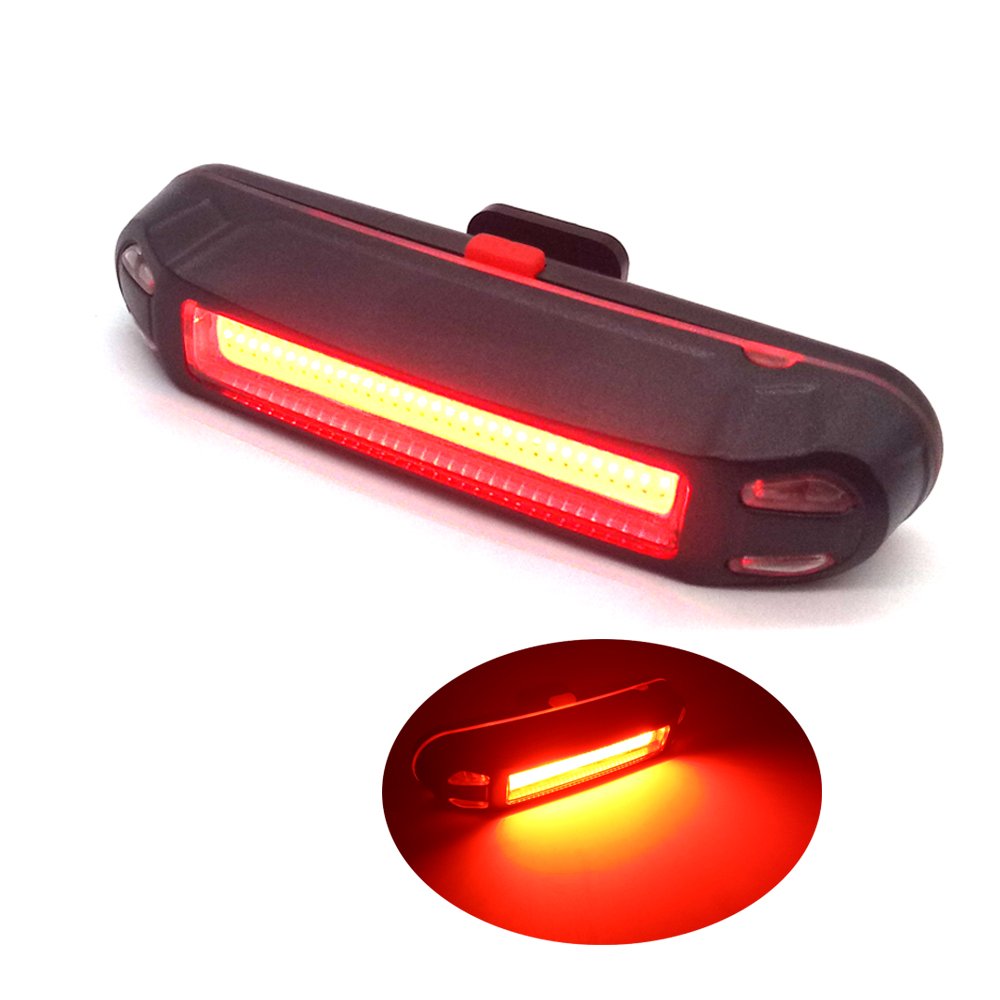 Superdream Waterproof Rear Bike Light USB Rechargeable, LED Bicycle Tail Light for Cycling Safety Flashlight