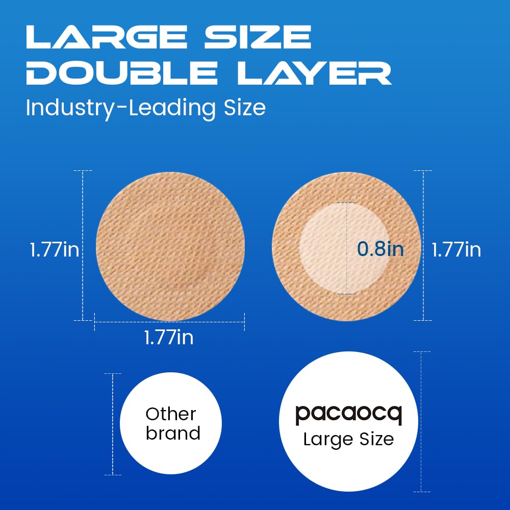 pacaocq Nipple Covers Men,120Pcs(60Pairs) Mens Nipple Covers no Show,Anti-Chafing,WaterProof,nipple tape for running men