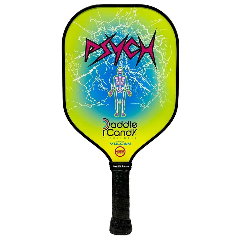 Paddle Candy Vulcan Freakshow Pickleball Paddle | Hybrid Performance | Polypropylene Core - Carbon Fiber Surface | USAP Approved | Psych
