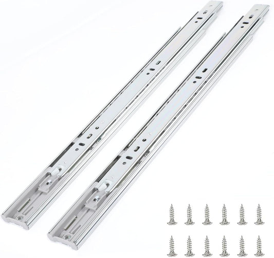 VAPSINT 10 Pairs 20 Inch Soft Close Drawer Slides Ball Bearing Full Extension Side Mount Drawer Rails, Kitchen Cabinet Rail 100lb Capacity