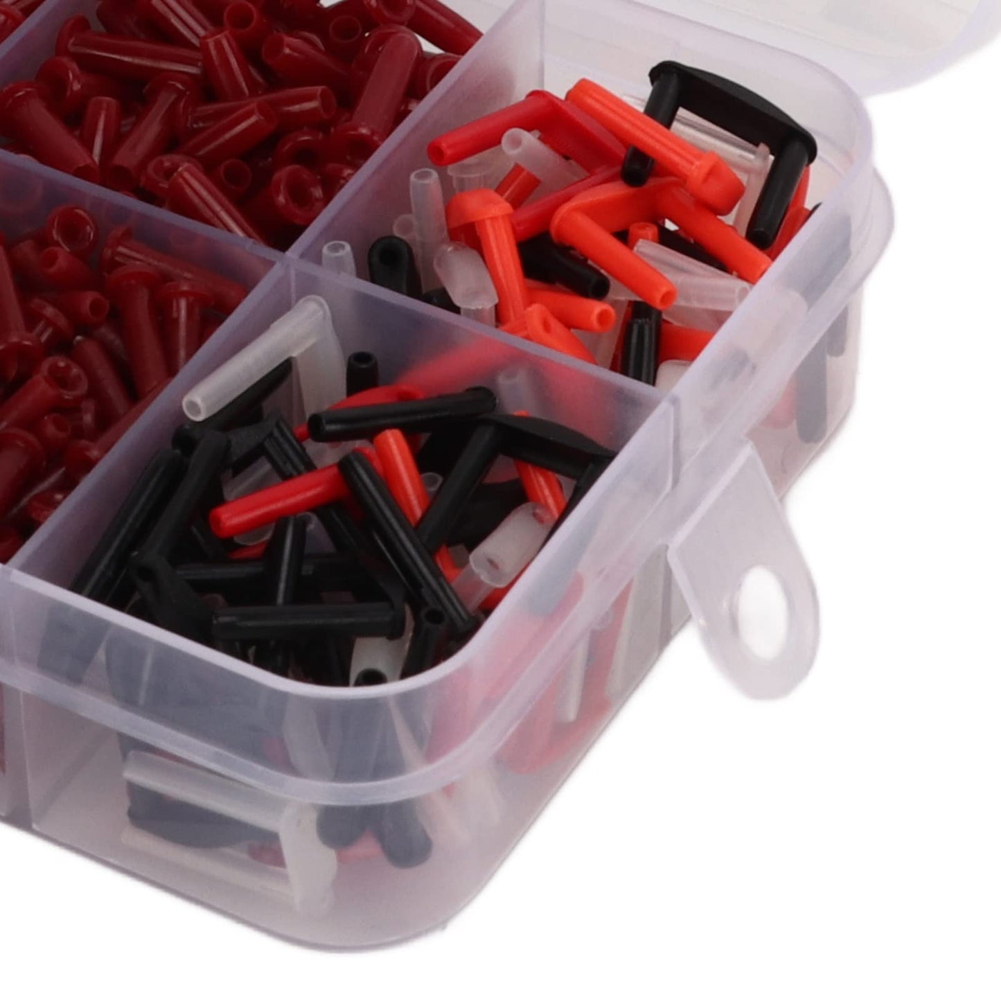 Topyond 1500Pcs Badminton Grommets, Universal Badminton Racket Racquet Grommets, Assortment Kit for Single and Double String, Badminton String Protector Set, Badminton Equipment