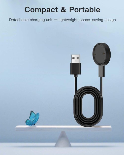 Charger Cable for Amazfit Active 2/Amazfit Active 2 Square,Replacement Magnetic Charging Cable for Amazfit Active 2 Square/Amazfit Active 2, Magnetic Fast Charging,3.3ft
