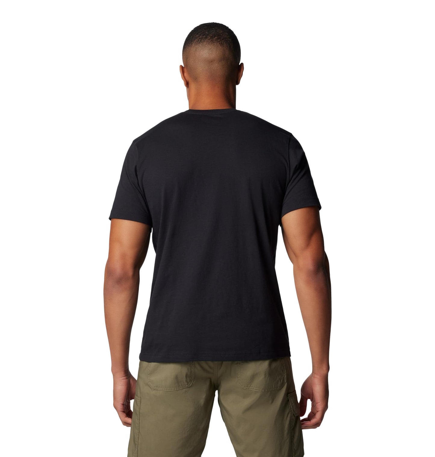 Columbia Men's Thistletown Hills Graphic Short Sleeve, City Grey Heather/Hikers Graphic, Large Tall
