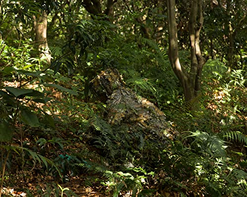 Ginsco X-Large-XX-Large 3D Leafy Ghillie Suit for Hunting & Outdoor Camouflage
