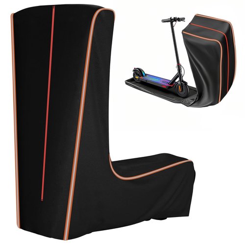 Electric Scooter Cover, 360° Full Coverage Universal Outdoor Waterproof Dustproof Sun Protection Scooter Storage Cover, Fit for 500W to 2000W E-Scooters, All Season (54" L x 28" W x 52" H)