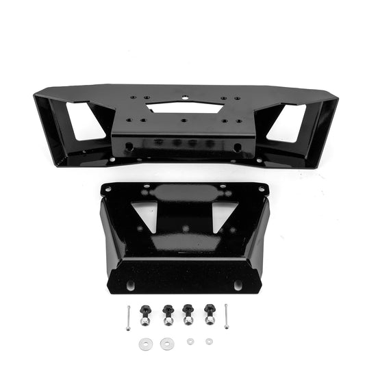 WeiSen Winch Mounting Bracket Plate Compatible with Polaris RZR XP 1000 2024-2025 (Not fit 2014-2023 XP 1000/Pro XP/Pro R/Pro S/Turbo R