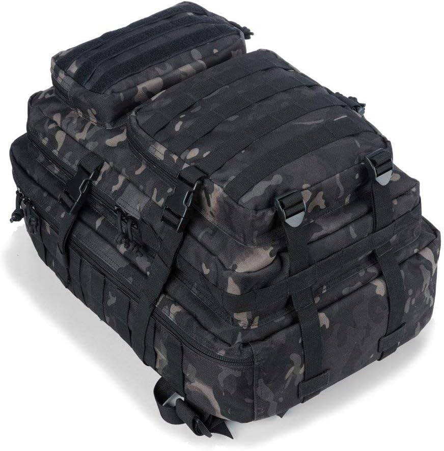 REEBOW GEAR Military Tactical Backpack - Large 3-Day Assault Pack | Molle Design in ACU Camo