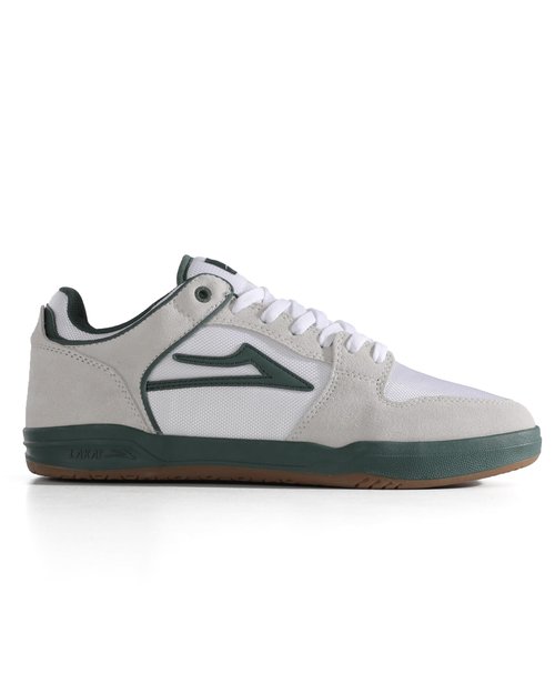 Lakai Telford Elite Men’s Skate Shoes – White Suede Cordura Spruce Skateboarding Shoes for Men – Size 11