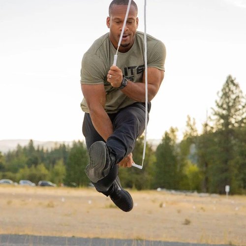 Elite Jumps Beaded Jump Rope - Crossover Design for Enhanced Exercise | 1” Segmented Ropes