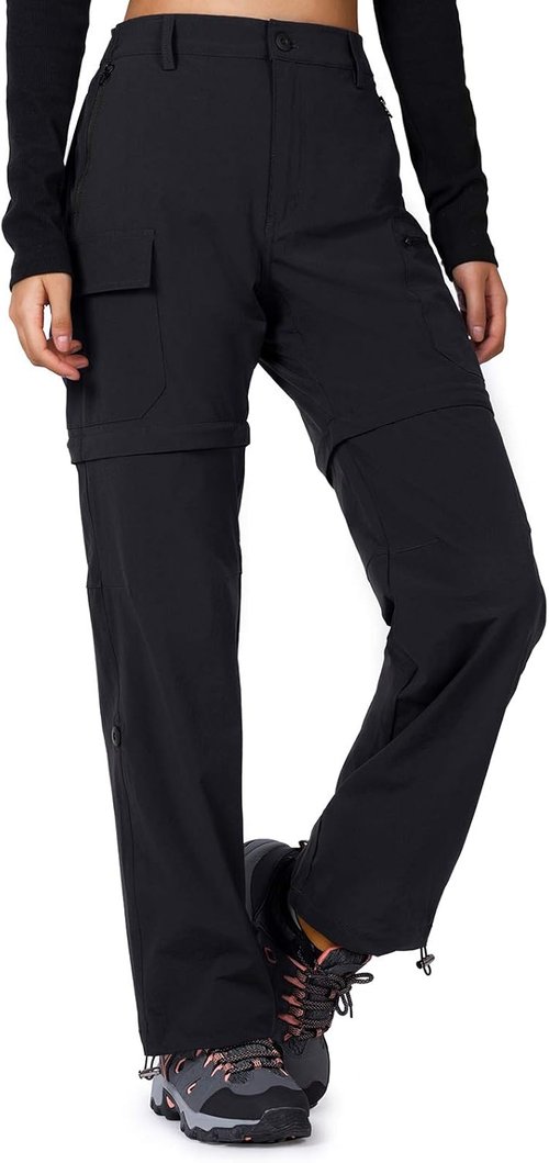 Cycorld Women's Convertible Hiking Pants - Quick-Dry, Lightweight, Stretch Fabric | 5 Deep Pockets