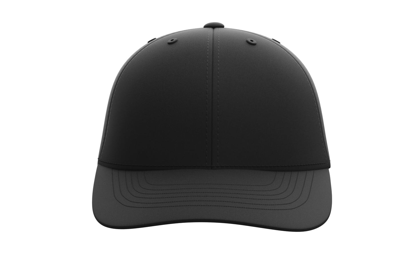 Great Call Athletics | Pro Flex Fit Umpire Hat | Baseball Softball Black or Navy Base Plate Combo NFHS Approved Ump Cap Poly Spandex Water Resistant (Large-XL, 6-Stitch (Combo), Black)