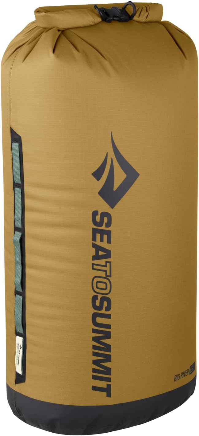 Sea to Summit Big River Dry Bag - Heavy-Duty Waterproof Storage | 13L | Gold Brown