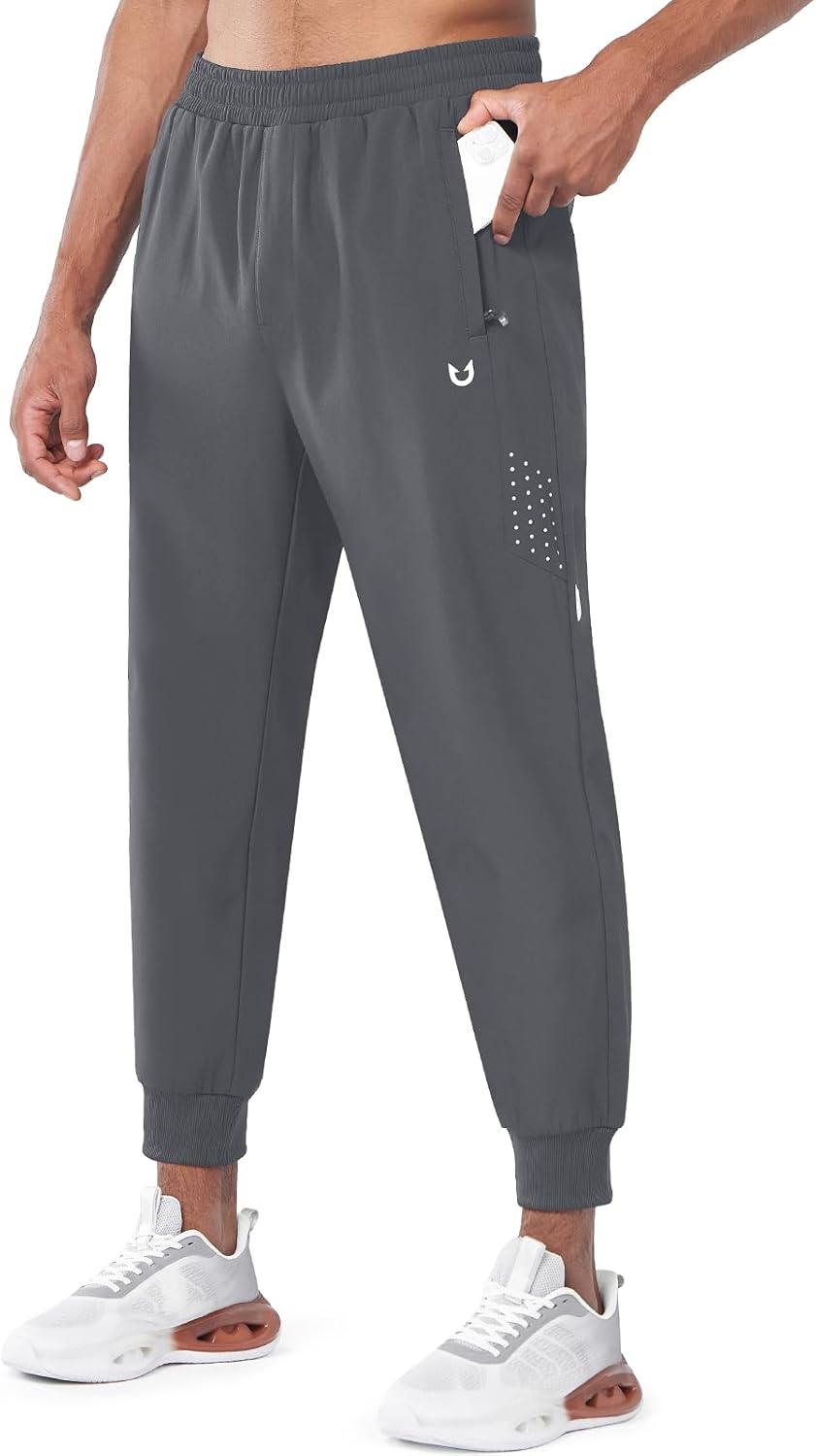 NORTHYARD Men's Fleece Lined Winter Sweatpants - Warm, Windproof Joggers for Athletic Workouts