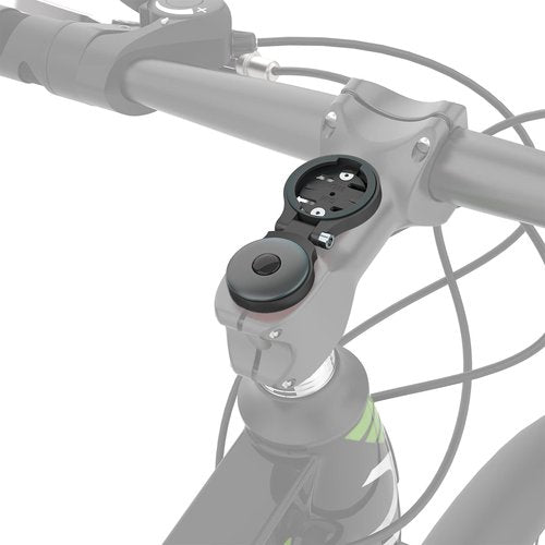 for Garmin Stem Mount - Adjustable Out Front Bike Computer Mount for Wahoo Stem, Road Cycling for Garmin Bike Computer Compatible with Wahoo Elemnt, Bryton, Cateye (Black)