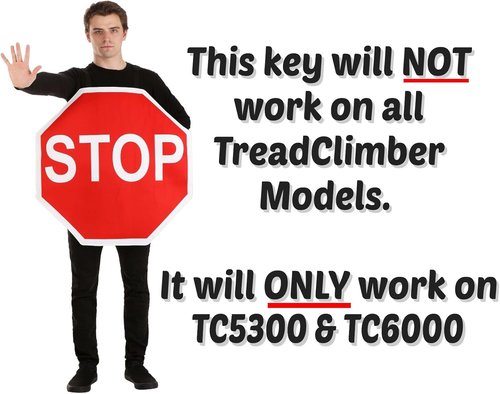 Bowflex Treadmill Safety Key - Essential Replacement for TC5300 & TC6000 Models