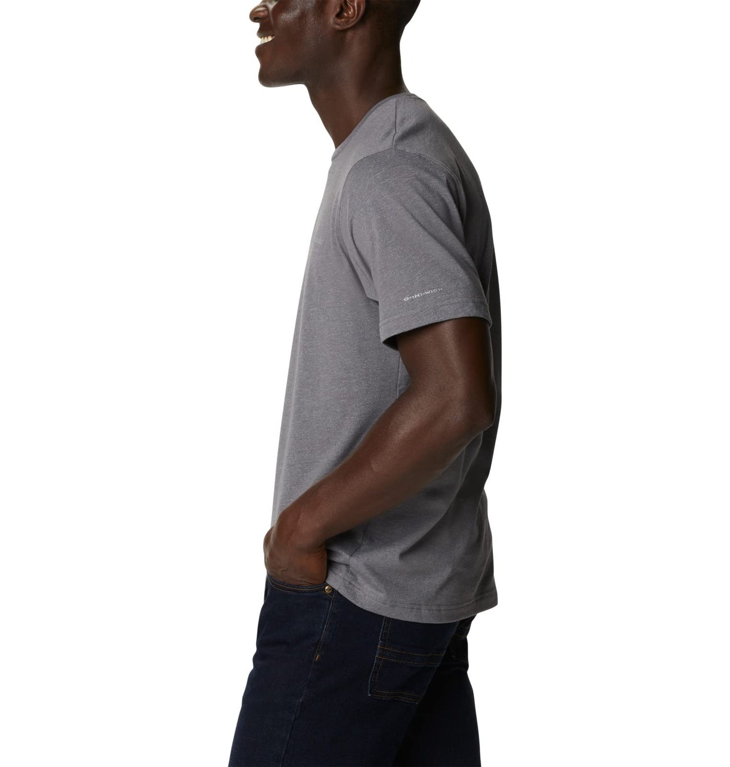 Columbia Mens Thistletown Hills Short Sleeve T-Shirt, City Grey Heather, 2X