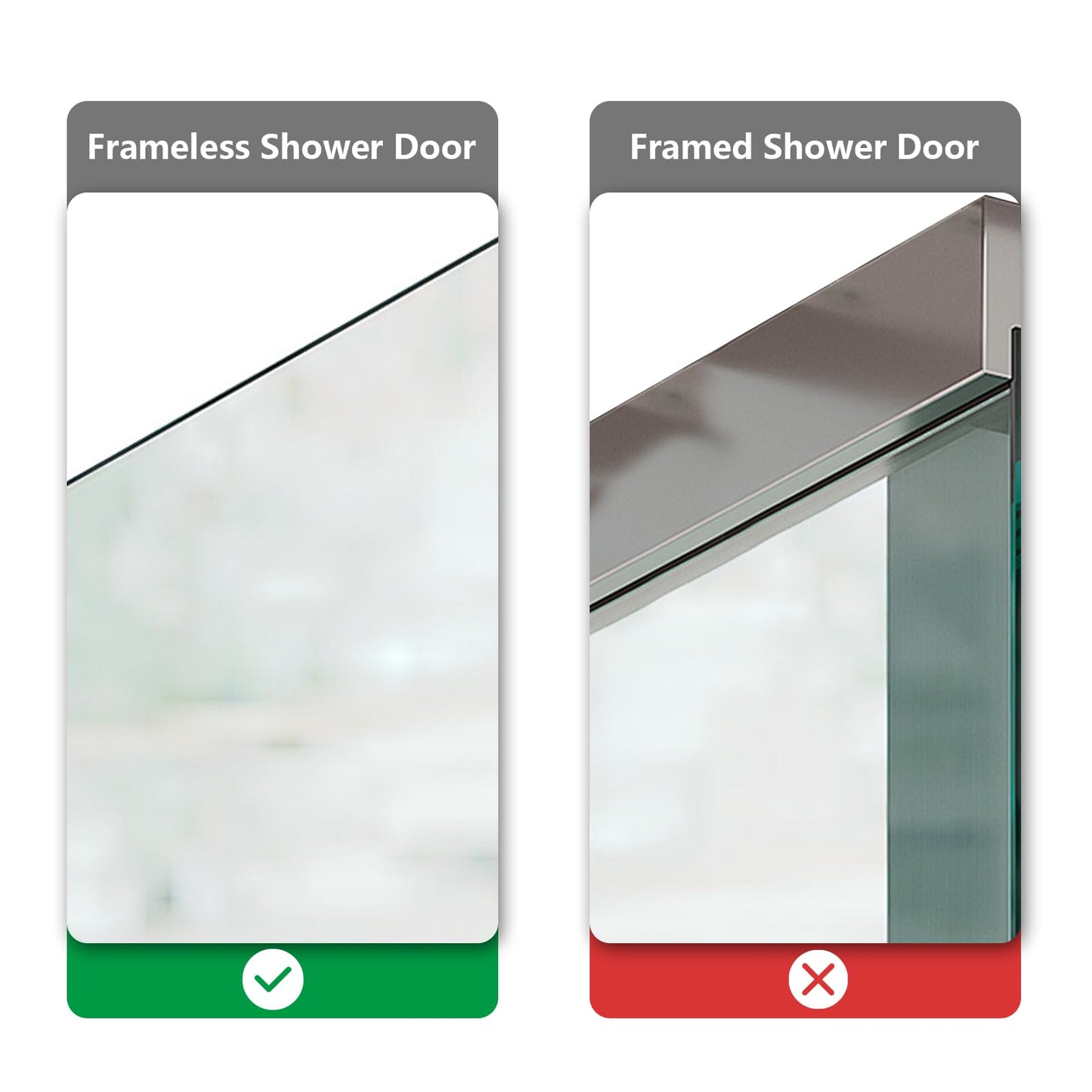 NINETREX Shower Door Hooks,Over Glass Door Hooks for Bathrooms Frameless Glass,Heavy Duty SUS 304 Stainless Steel Hook for Towels,Squeegee,Loofah,Shaver,Robe,2 Pack,Gold