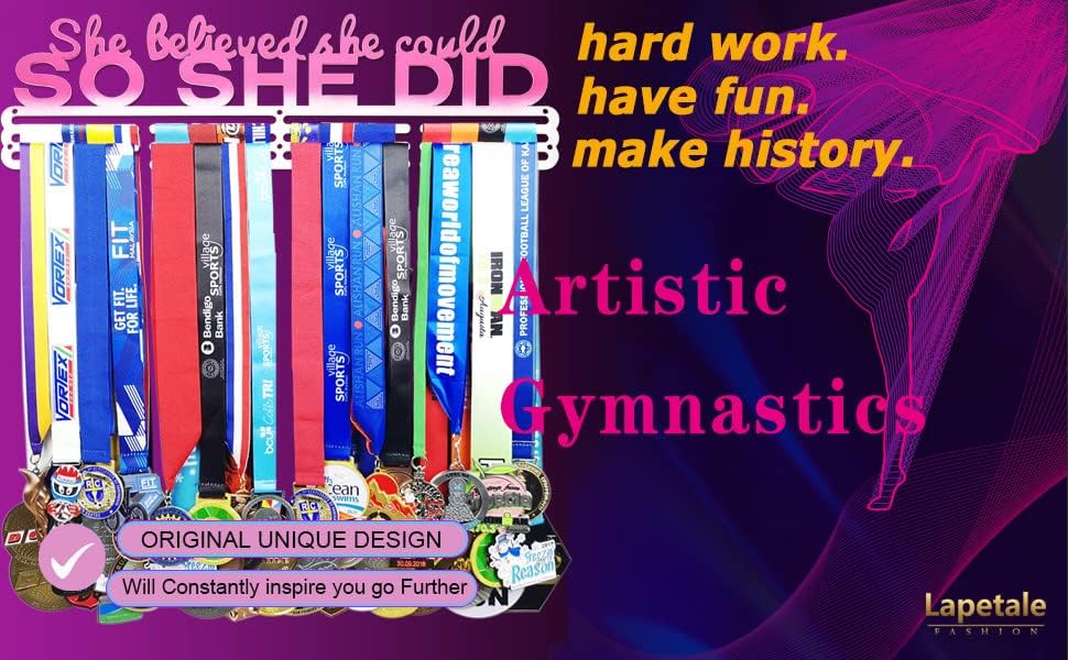 Race Medal Holder - Stylish Wall Hanger for Marathon & Runner Medals | Perfect Gift for Sports Enthusiasts