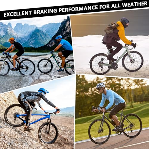 Bike Disc Brake Pads - Resin for Shimano MT200, Tektro & More