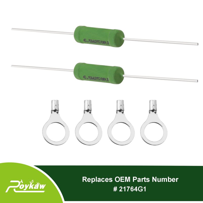Roykaw Golf Cart Solenoid Resistor Assembly for EZGO 1989-Up Electric Models, Replaces OEM # 21764G1
