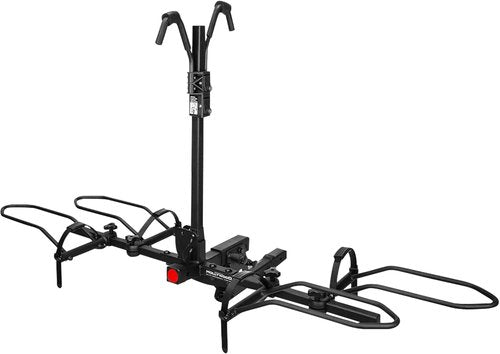 Hollywood Racks Sport Rider 2 Hitch Bike Rack - Heavy Duty, Foldable Design for 2 Bikes up to 80 lbs Each | Fits Standard, Fat Tire & Electric Bicycles