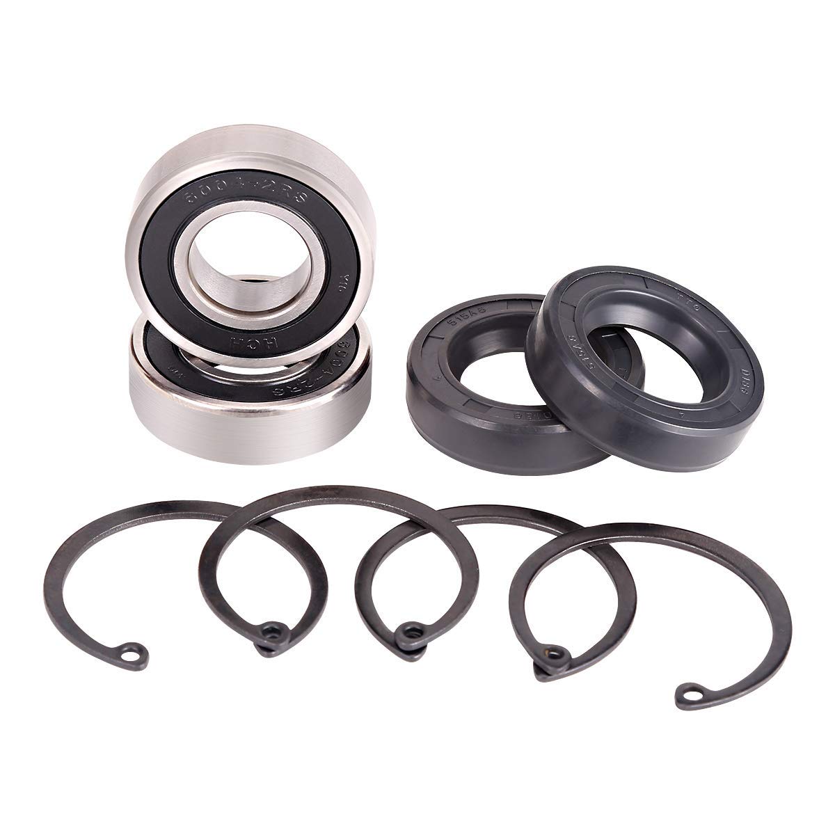 10L0L Rear Axle Shaft Bearing & Seal Kit for EZGO TXT/RXV 1994-up, Medalist & Marathon Electric Golf Cart, OEM# 611931 70181-G01 70181G01 15112-G1 15112G1 620343 15114G1, 2 Pack