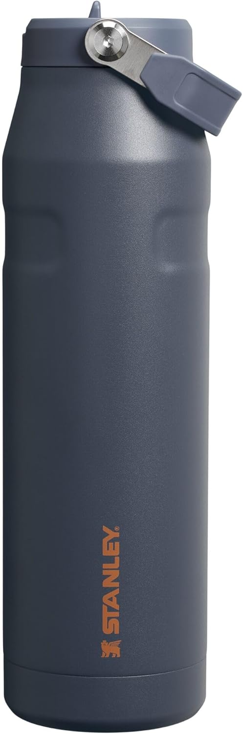 Stanley IceFlow Water Bottle 36 oz - Insulated Stainless Steel | Built-In Flip Straw | Lightweight & Leak Resistant | Twilight Color