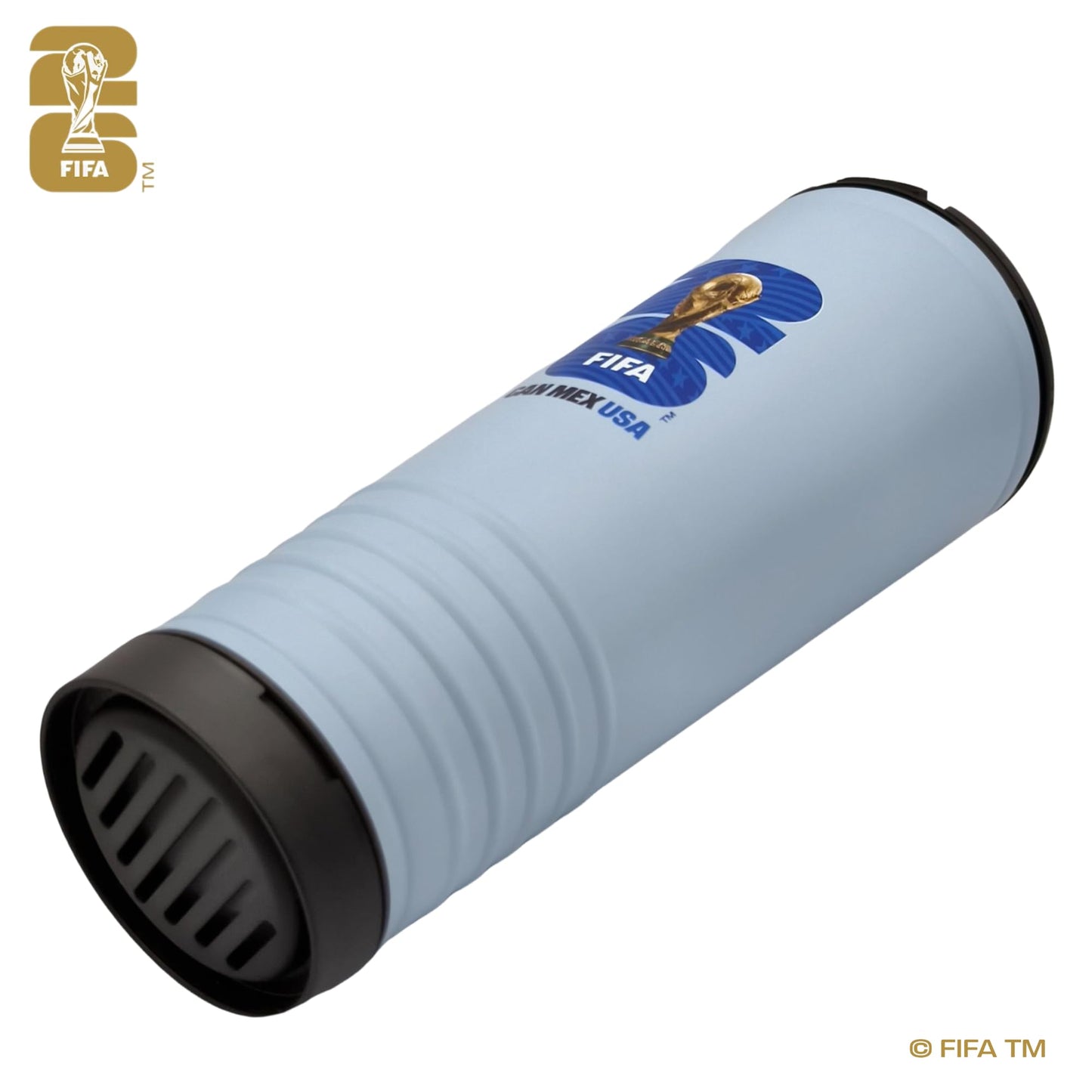 Official FIFA World Cup 2026 Edition - Host Country USA's 24oz Insulated Vuvuzela Rowdy Tumbler & Built In Horn - Premium 18/8 Stainless Steel - Handwash Only - Keep Beverages Hot 12 hr / Cold 24 hr