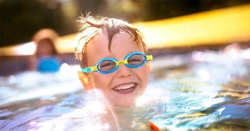 K20 Swimming Goggles - Anti-Fog UV Protection for Kids Age 3-10 | Includes Travel Bag